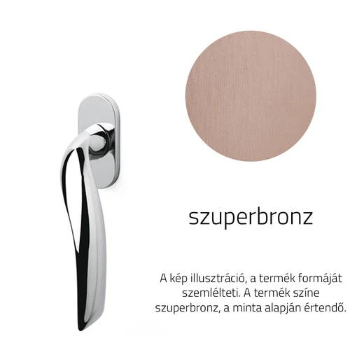 Olivari Vola szuperbronz ablakfélkilincs