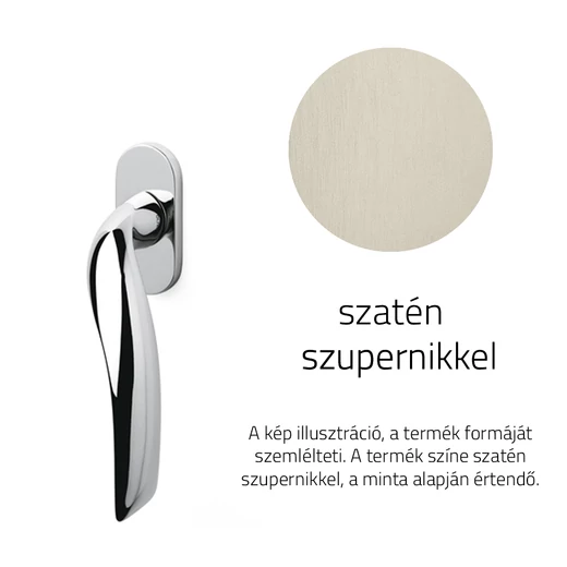 Olivari Vola szatén szupernikkel ablakfélkilincs