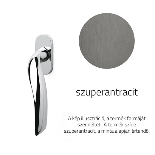 Olivari Vola szuperantracit ablakfélkilincs