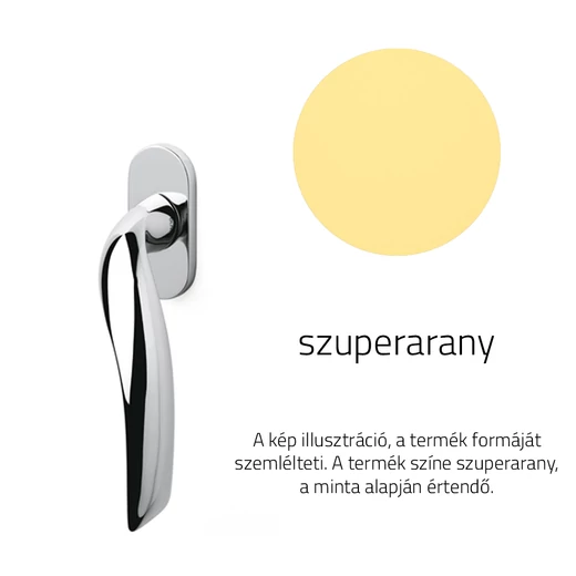 Olivari Vola szuperarany ablakfélkilincs