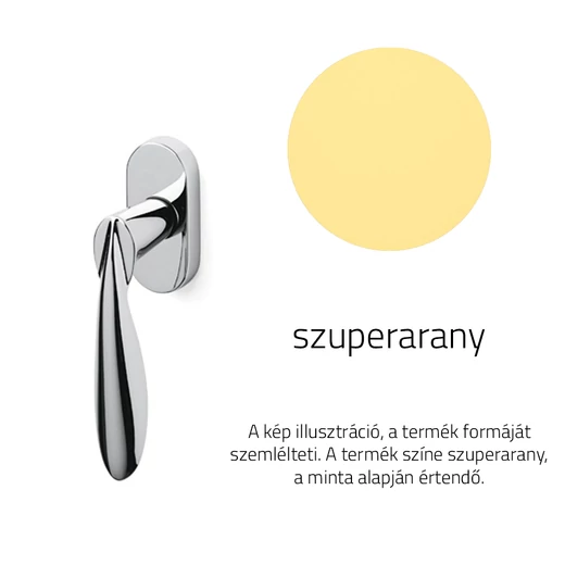 Olivari Wind szuperarany ablakfélkilincs