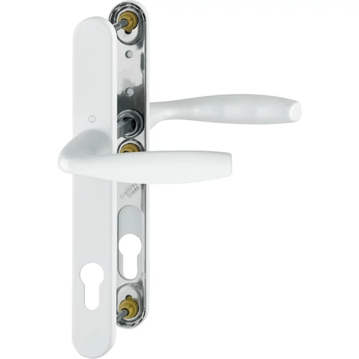 Hoppe New York fehér keskenycímes kilincsgarnitúra