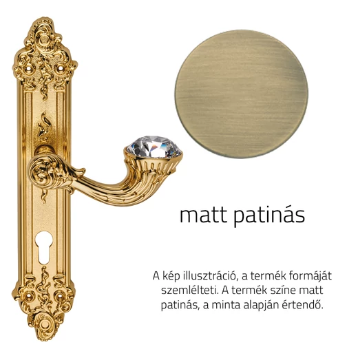 Linea Cali Brilliant Diamond hosszúcímes kilincsgarnitúra