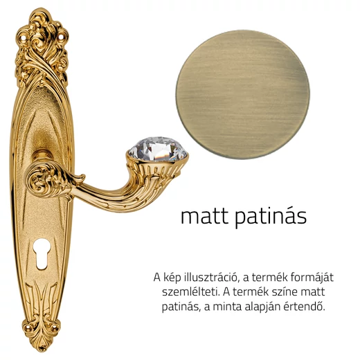 Linea Cali Brilliant Diamond hosszúcímes kilincsgarnitúra