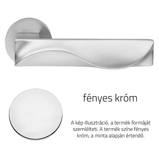 Linea Cali Duna körrozettás kilincsgarnitúra