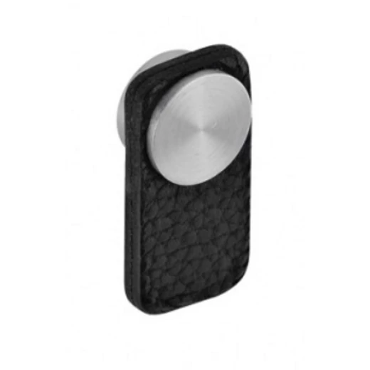  Rozsdamentes acél-Fekete bőr fogantyú