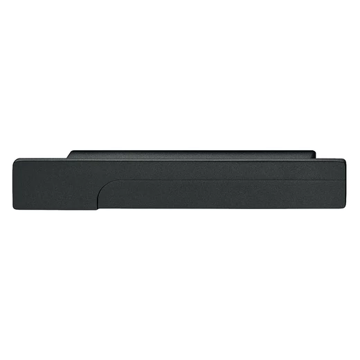 Häfele H2195, 124 mm ónozott sötétszürke bútorfogantyú 106.70.240