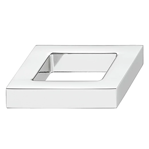 Häfele H1320, 40 mm fényes króm szögletes bútorfogantyú 110.34.271