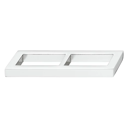 Häfele H1320, 104 mm fényes króm szögletes bútorfogantyú 110.34.274