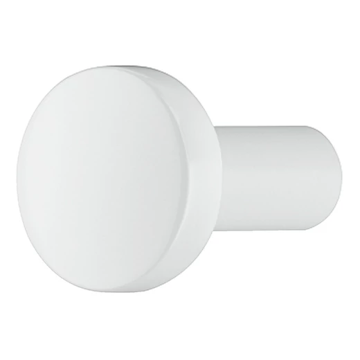 Häfele H1340, Ø 20 mm festett matt fehér bútorgomb 110.35.771