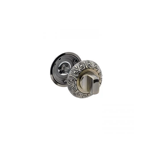Bussare Classic antik bronz WC alsó körrozetta pár WC-20