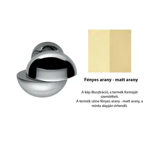 Colombo Design Etro fényes arany - matt arany gomb