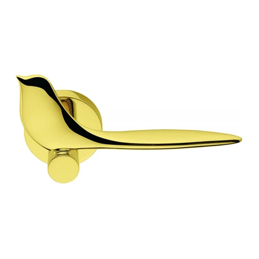 Colombo Design Twitty körrozettás fényes réz kilincsgarnitúra