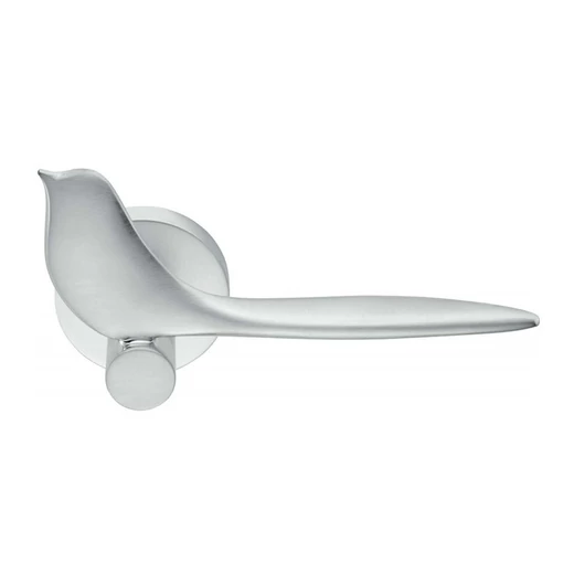 Colombo Design Twitty körrozettás matt króm kilincsgarnitúra