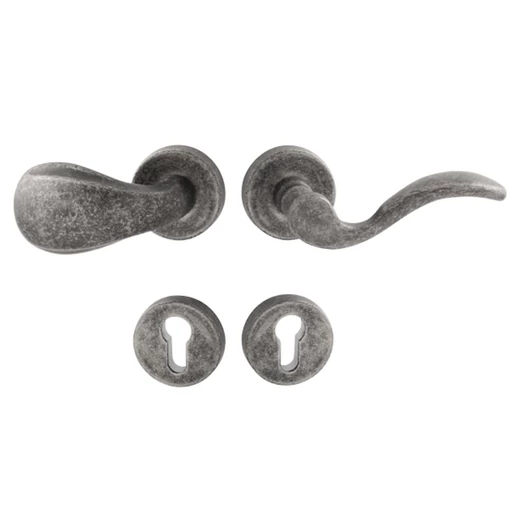 Pascal Lyon Paperino körrozettás gomb(eltolt)-kilincsgarnitúra R M