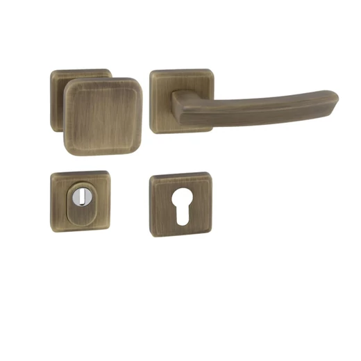 Pascal QB Secur PLUS Arte négyzetrozettás gomb-kilincsgarnitúra HR