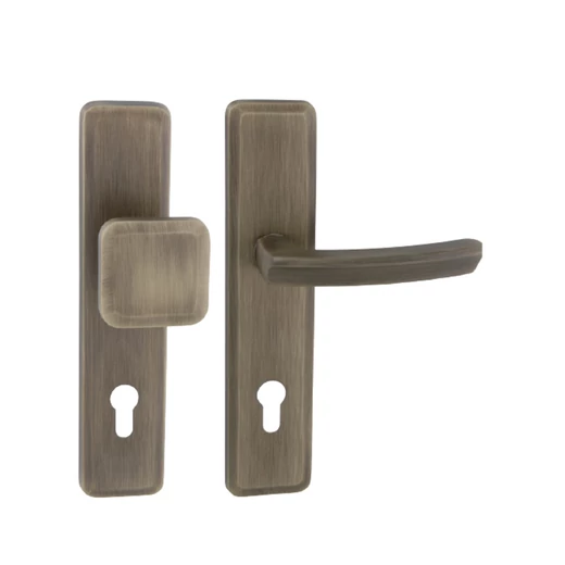 Pascal OB Secur Arte négyzetes hosszúcímes gomb-kilincsgarnitúra 