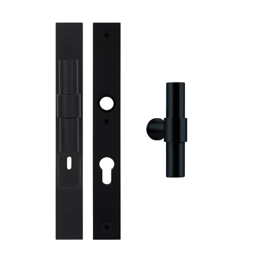 Formani One  biztonsági bejárati fix T-ajtógombos szett, cilindervédővel