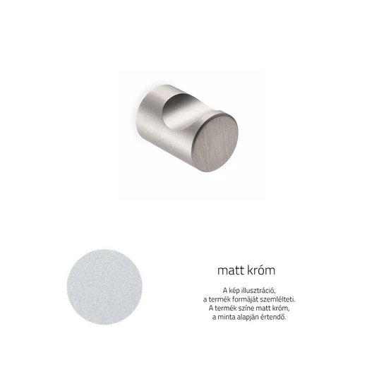 Rujz Design matt króm akasztó