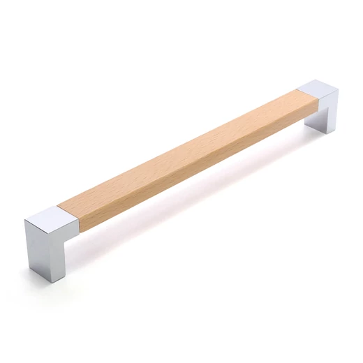 Rujz Design lakkozott tölgy - fényes króm bútorfogantyú
