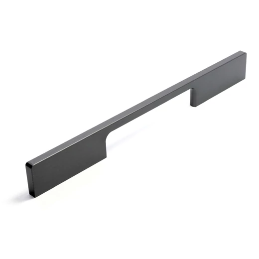Rujz Design szatén fekete nikkel bútorfogantyú