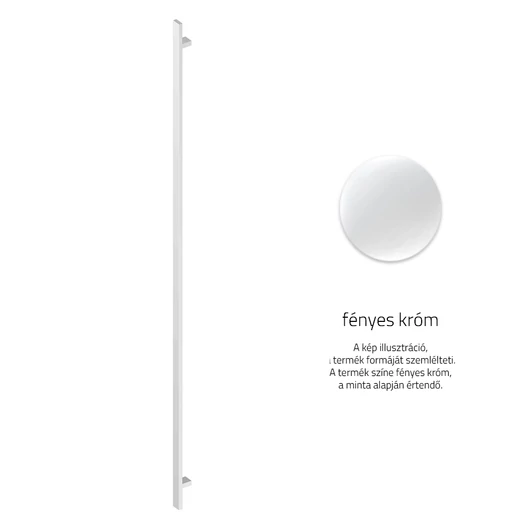 Rujz Design fényes króm bútorfogantyú