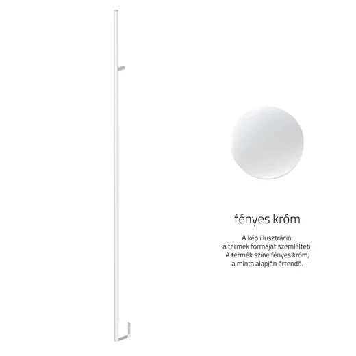 Rujz Design fényes króm bútorfogantyú
