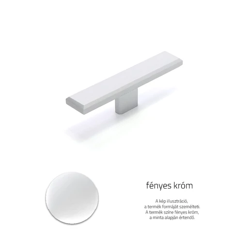 Rujz Design fényes króm bútorfogantyú
