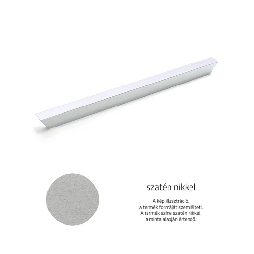 Rujz Design szatén nikkel bútorfogantyú