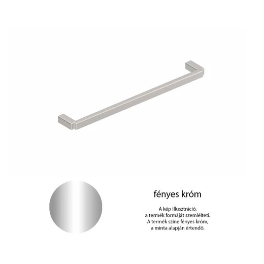 Rujz Design fényes króm bútorfogantyú