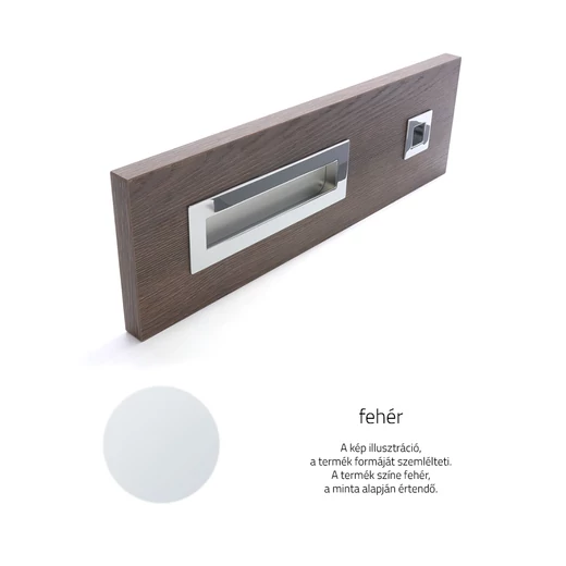 Rujz Design fehér bútorfogantyú