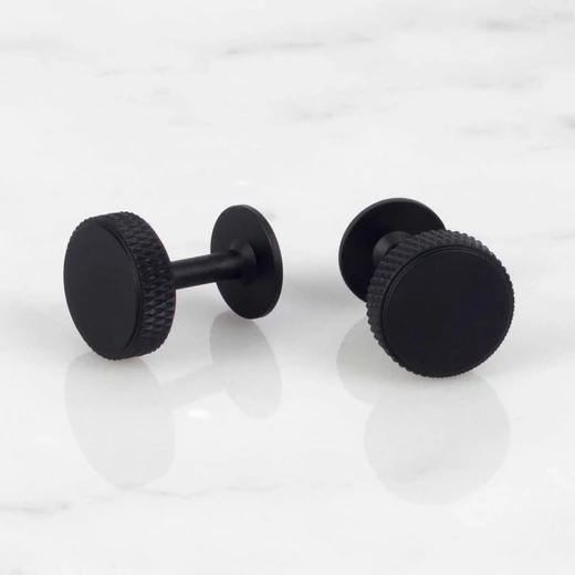 Buster+Punch mandzsettagomb fekete UK-CUF1-BL-A