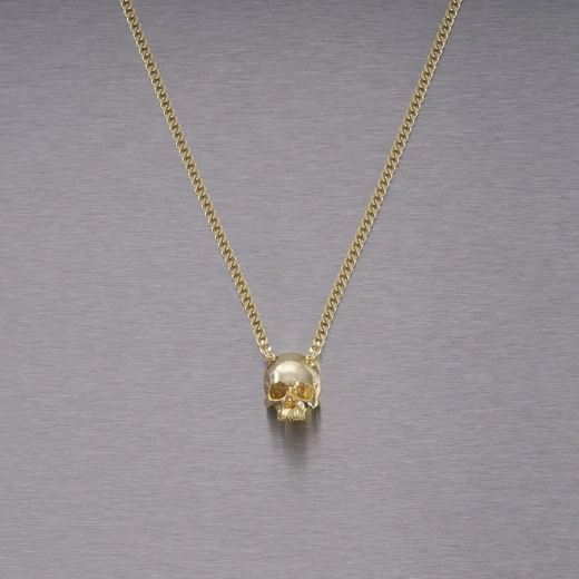 Buster+Punch Skull arany koponya nyaklánc UNE-131830
