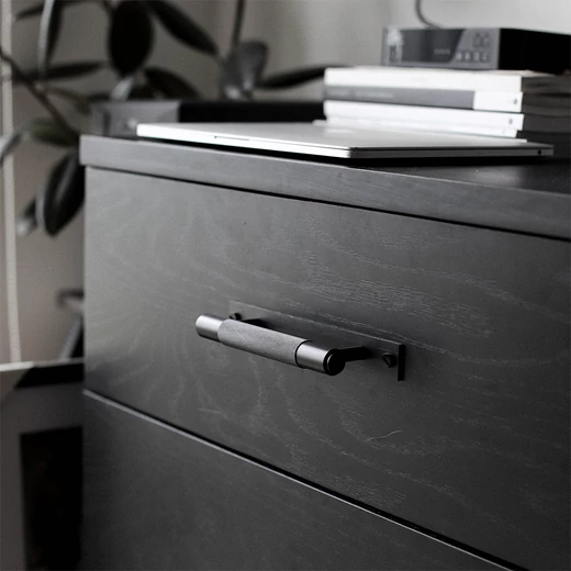 Buster+Punch Cross fekete plate bútorfogantyú