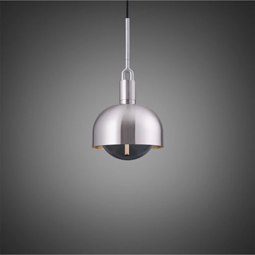 Buster+Punch Forked Shade Globe Smoked medium függőlámpa, rozsdamentes acél / E27 / RFP-833102