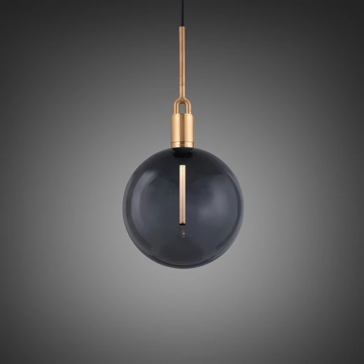 Buster+Punch Forked Globe Smoked large függőlámpa, sárgaréz / E27 / RFP-493100
