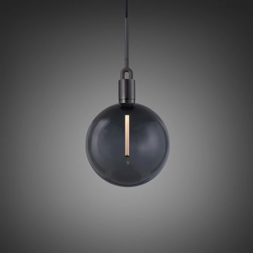 Buster+Punch Linear Forked Globe Smoked large függőlámpa, fegyverszürke / E27 / RFP-883120