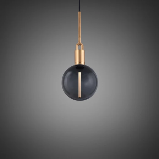 Buster+Punch Forked Globe Smoked medium függőlámpa, sárgaréz / E27 / RFP-493099