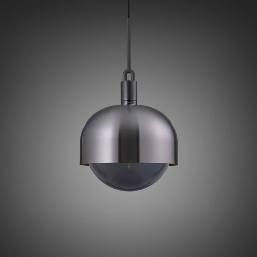 Buster+Punch Forked Shade Globe Smoked large függőlámpa, fegyverszürke / E27 / RFP-863114