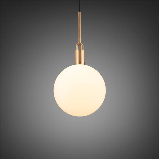Buster+Punch Forked Globe Opal large függőlámpa, sárgaréz / E27 / RFP-823098