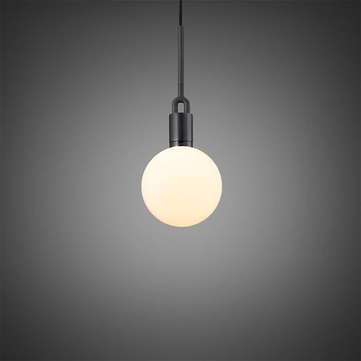 Buster+Punch Forked Globe Opal medium függőlámpa, fegyverszürke / E27 / RFP-873117