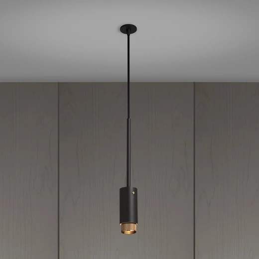 Buster+Punch Exhaust Graphite Pendant függőlámpa, sárgaréz Linear / GU10 / REIG-183926