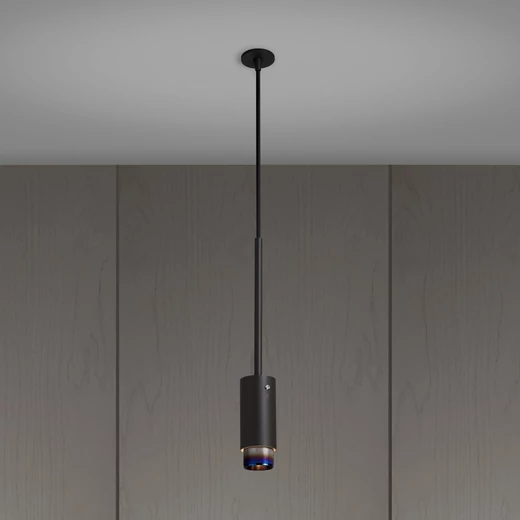 Buster+Punch Exhaust Graphite Pendant lámpa, égetett acél Linear / GU10 / REIG-683927