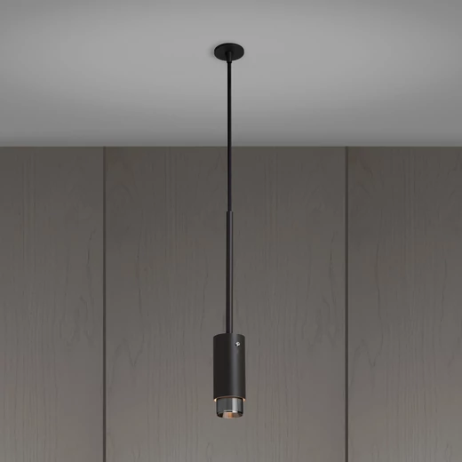 Buster+Punch Exhaust Graphite Pendant függőlámpa, rozsdamentes acél Linear / GU10 / REIG-193929