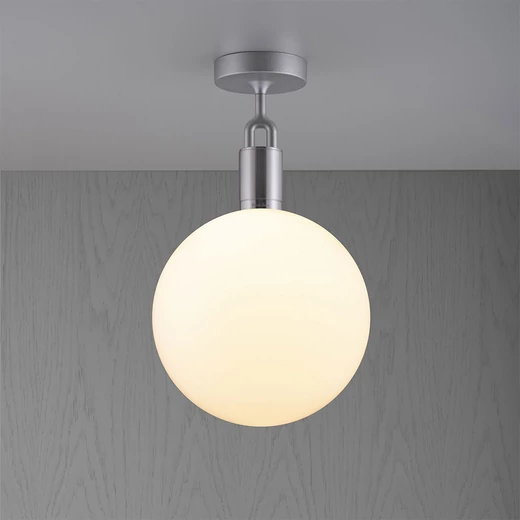 Buster+Punch Linear Forked Ceiling Globe Opal large mennyezeti lámpa, rozsdamentes acél / E27 / RFC-843144