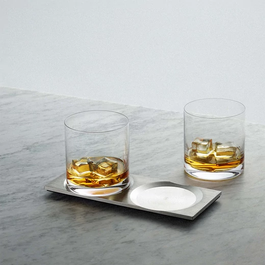 Buster+Punch Machined Whisky szett szatén rozsdamentes acél / UK-MA-WHI-ST-A
