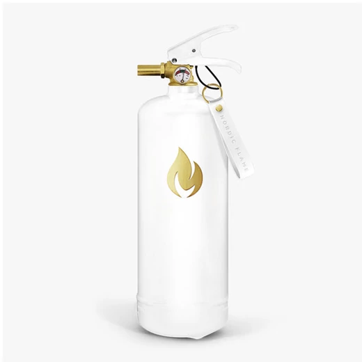 Nordic Flame tűzoltó készülék, fehér-arany, 2 kg N142