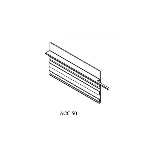Illesztőelem - Ermetika Absolute Rush rendszerhez (tapétaajtó tokhoz, tolóajtó vázhoz) - ACC.501; ACC.502
