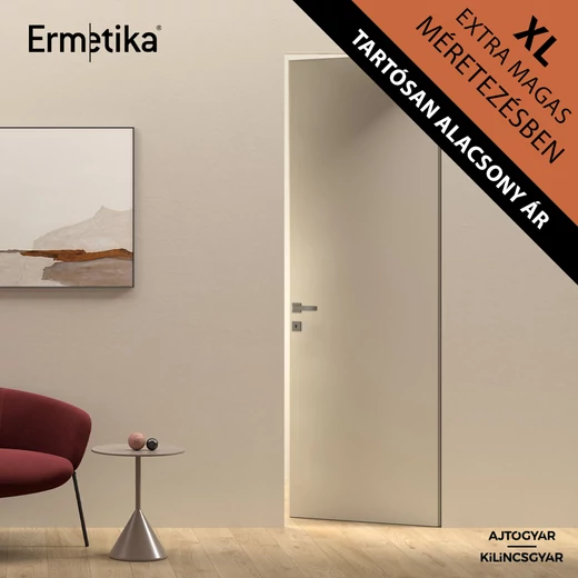 Ermetika xREVERx falsíkban záródó tapéta ajtó szett olasz méretezésben