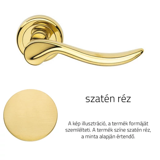 DND Classic körrozettás kilincsgarnitúra